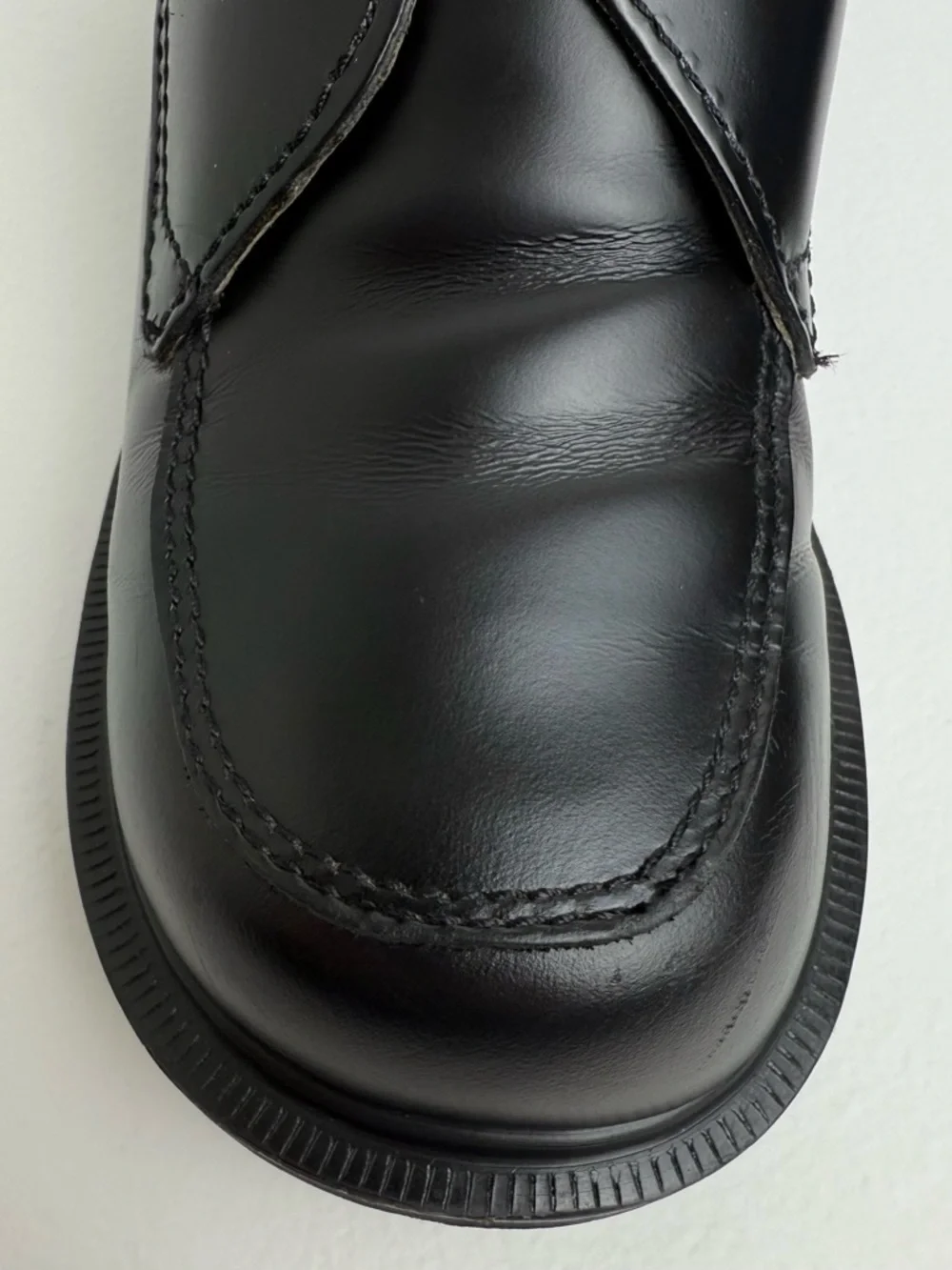 Vintage Dr. Martens England Black Heel Buckle Leather Mary Janes Oxfords UK 5 - Picture 7 of 16